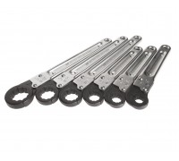 Набор ключей трещоточных 10-22 мм 12-ти гранных раскрывающихся 6 предметов JTC
