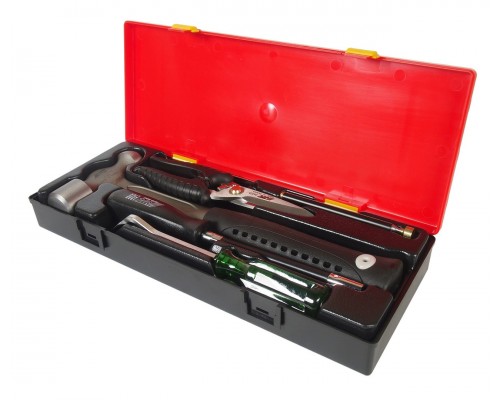 Набор инструментов 5 предметов слесарно-монтажный (молоток,ножницы,отвертка) в кейсе JTC